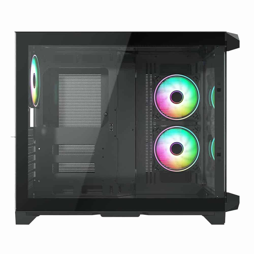 (image for) CiT Pro Android X Black Windowed Gaming Cube Case